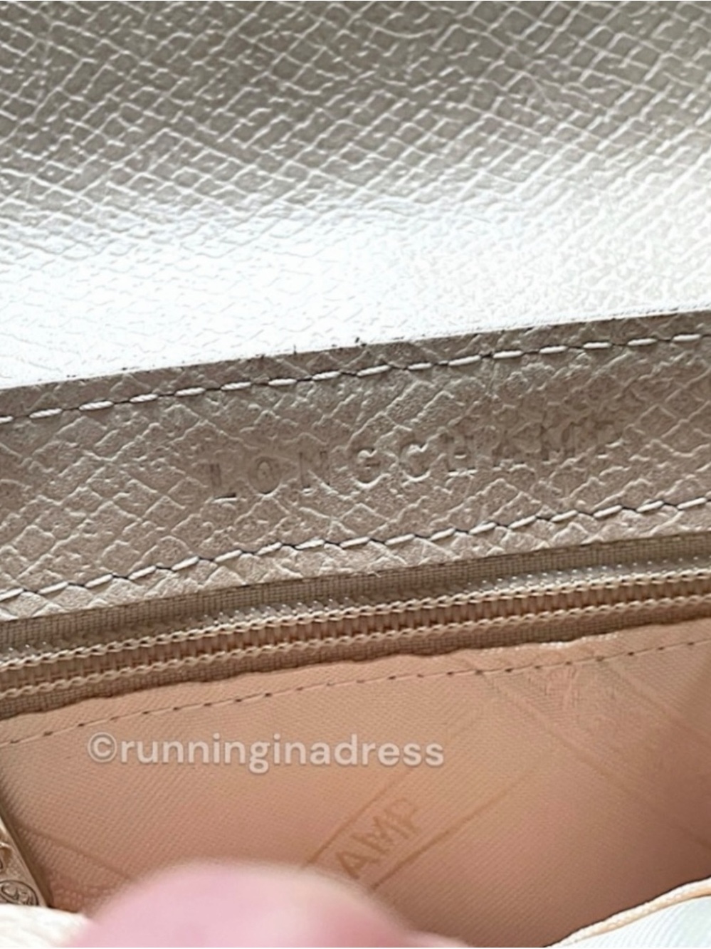 NWOT Longchamp Cavalcade XS Leather Crossbody Bag Saddle Nude Blush Pink - Picture 5 of 11